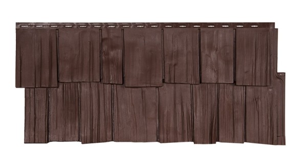 Фасадная панель T-Сайдинг- Щепа Дуб ЭКО-1 Браун купить в Тосно