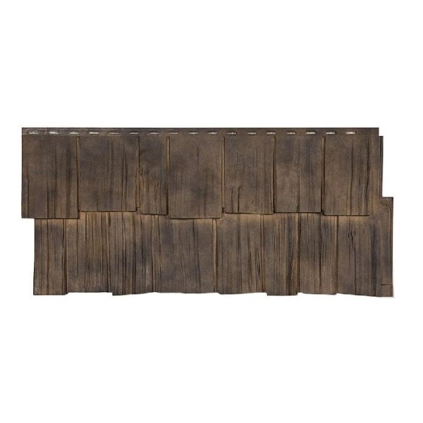 Фасадная панель T-Сайдинг- Щепа Дуб ЭКО-2 Орех купить в Тосно