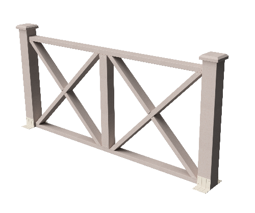 Ограждения декоративное ДПК GRINDERDECO Тауэр выбеленый дуб купить в Тосно