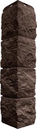 Угол наружный Альта-Профиль Туф ЭКО Коричневый купить в Тосно