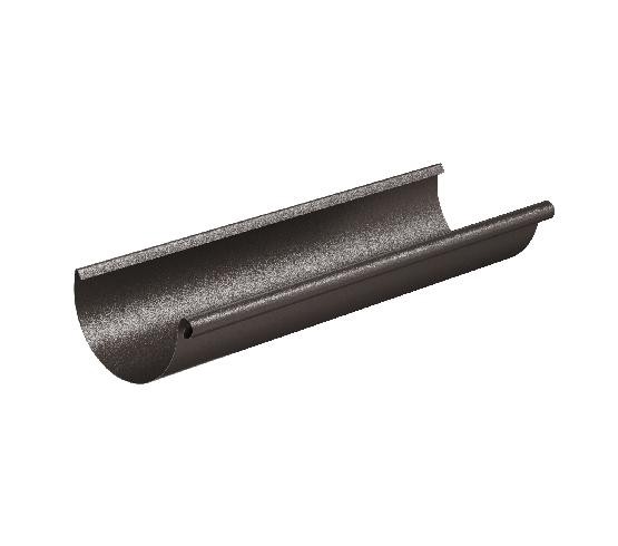 Водосток Aquasistem, Система 125/90 - Желоб водосточный 3 метра RR 32 Тёмно-коричневый matt купить в Тосно