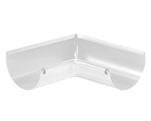 Водосток Aquasistem, система 150/100 - Угол желоба, внутренний 90° RAL 9003 Белый купить в Тосно