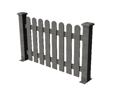 Ограждения декоративное ДПК GRINDERDECO  Сежурне серый базальт