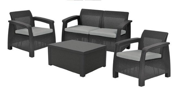 Комплект Corfu box set со столиком-ящиком для подушек (Европа) купить в Тосно