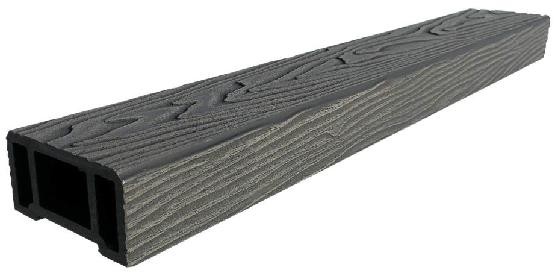 Перила ДПК 3D GardenParkett фактура дерева Графит купить в Тосно