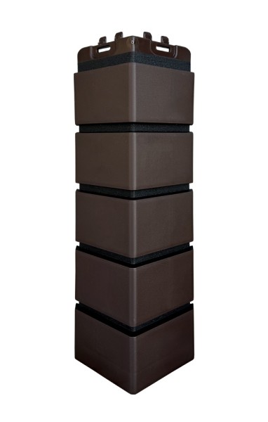 Угол Grand Line клинкерный кирпич ПРЕМИУМ Шоколадный (шов RAL 9005) купить в Тосно