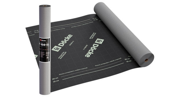 Супердиффузионная мембрана Docke, АT 150 EL трёхслойная, (универсальная с клеевой полосой) купить в Тосно
