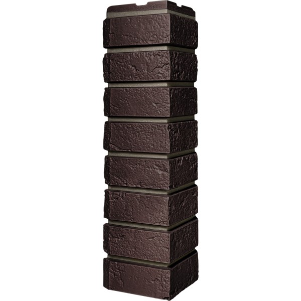 Угол наружный ДАЧНЫЙ Серия Баварский кирпич Темно коричневый купить в Тосно