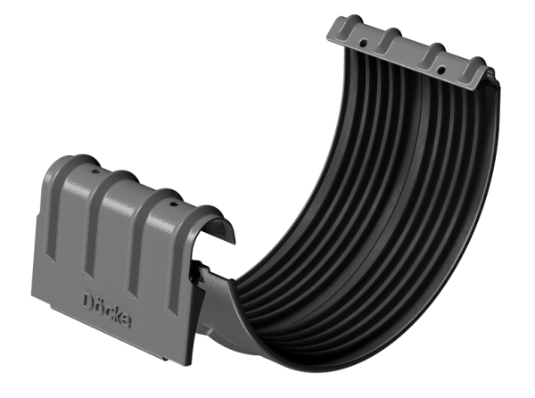 Соединитель желобов D125 Döcke STAL PREMIUM Графит, (RAL 7024) купить в Тосно