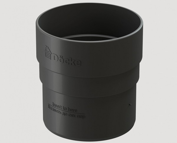 Муфта соединительная ПВХ Docke STANDART серый купить в Тосно