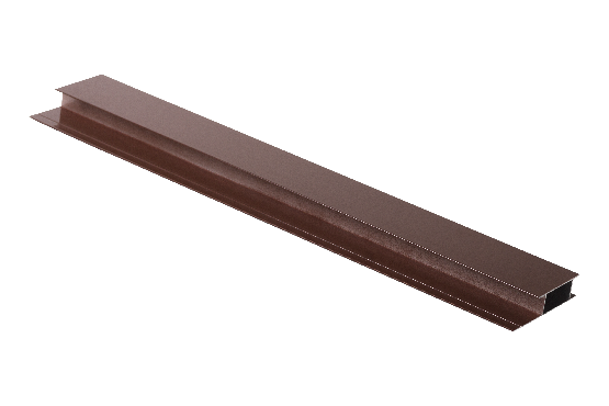 Профиль стыковочный, алюминиевый, бурый купить в Тосно