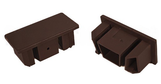 Заглушка для перил торцевая из алюминия GardenParkett Венге купить в Тосно