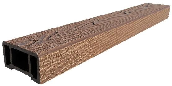 Перила ДПК 3D GardenParkett фактура дерева Светло-коричневый купить в Тосно