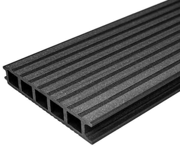 Террасная доска из ДПК бесшовная holzhof, Антрацит купить в Тосно