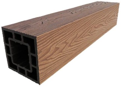 Столб опорный ДПК 3D GardenParkett фактура дерева Светло-коричневый