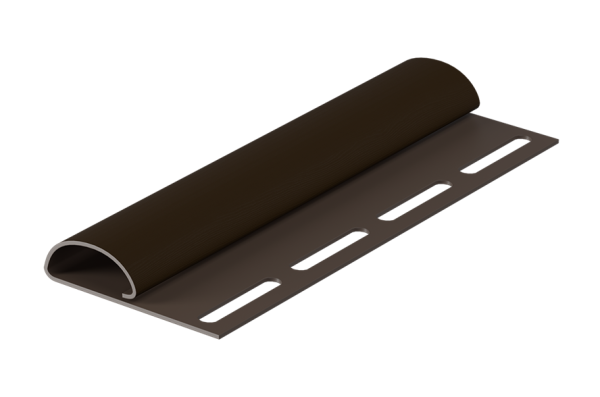 Финишная планка для сайдинга Элит, Коричневая купить в Тосно
