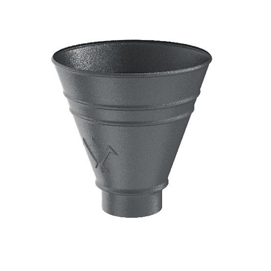 Водосток Aquasistem, Система 150/100 - Воронка водосборная круглая RR 23 Маренго matt купить в Тосно