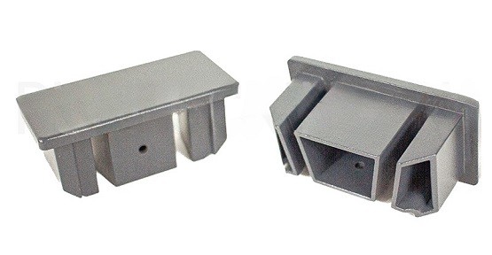 Заглушка для перил торцевая из алюминия GardenParkett Серый купить в Тосно