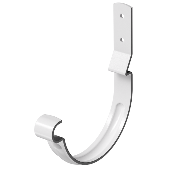 Карнизный крюк короткий D125 (гнутый) Döcke STAL PREMIUM Пломбир, (RAL 9010) купить в Тосно