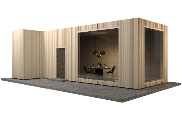 Фасадная панель GRINDERDECO, ДПК,двухсторонняя Выбеленный дуб купить в Тосно