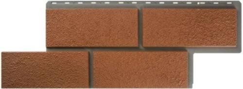 Фасадная панель Альта-Профиль Неаполитанский камень - Терракотовый купить в Тосно