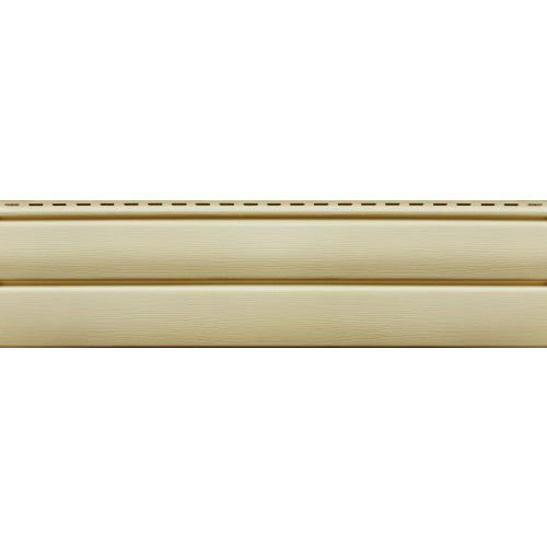 Виниловый сайдинг ю-пласт - серия "блок-хаус" (под бревно), кремовый купить в Тосно