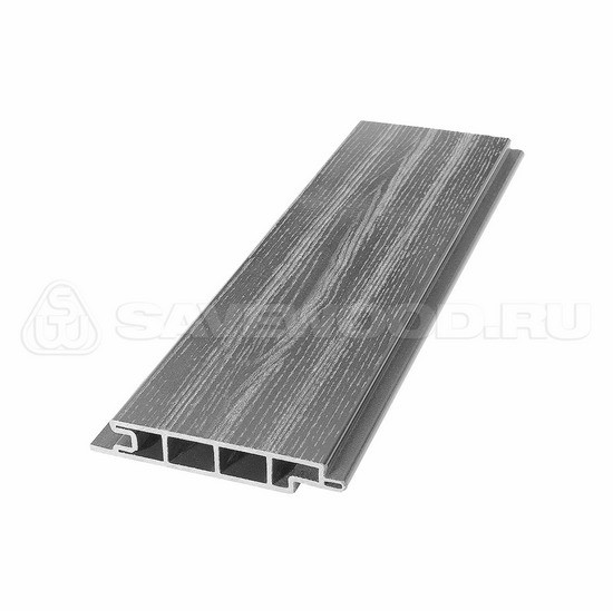 Террасная доска из ДПК SW Padus радиальный распил «SaveWood» пепельный купить в Тосно