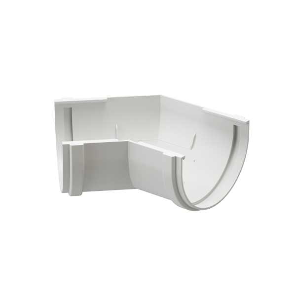 Угол желоба универсал 135˚ Docke Premium ПВХ - Пломбир купить в Тосно