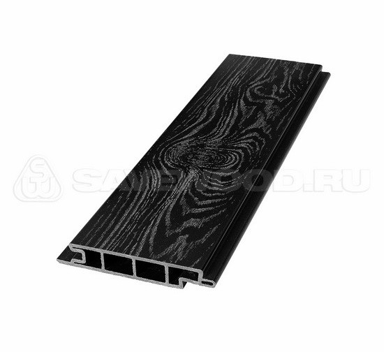 Террасная доска из ДПК SW Padus тангенциальный распил «SaveWood» черный купить в Тосно