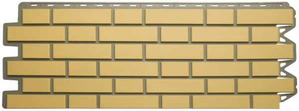 Фасадная панель Альта-Профиль, Кирпич Клинкерный, Желтый купить в Тосно
