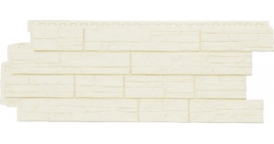 Фасадная панель Grand Line Сланец молочный купить в Тосно