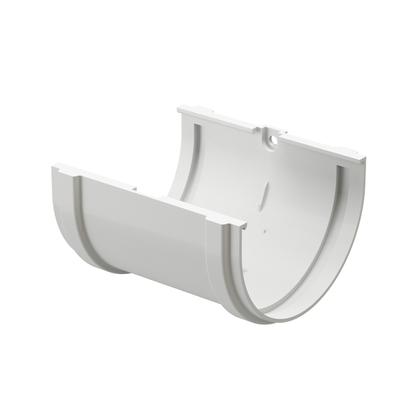 Соединитель желоба Docke Premium ПВХ - Пломбир купить в Тосно