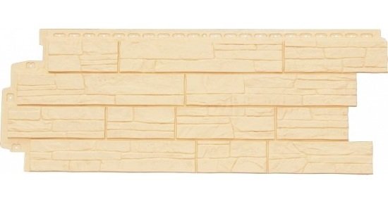 Фасадная панель Grand Line Сланец бежевый купить в Тосно