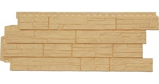 Фасадная панель Grand Line Сланец песочный купить в Тосно