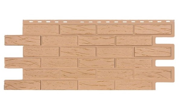 Фасадная панель T-Siding Кирпич Саман Эко Крем купить в Тосно