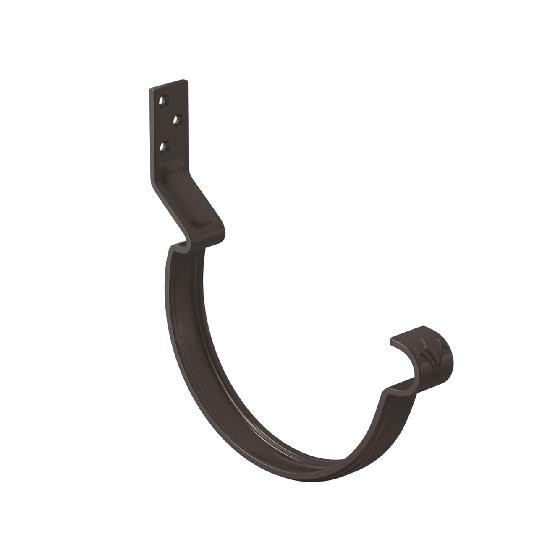 Водосток Aquasistem, система 125x90 - Крюк крепления желоба короткий RR 32 Тёмно Коричневый купить в Тосно