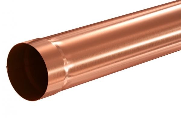 Водосток Aquasistem, система 125x90 - Соединительная труба 1 метр медная купить в Тосно