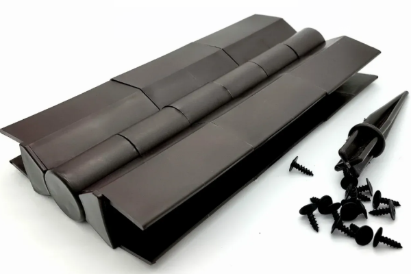 Угловой элемент поворотный, пластиковый от 60° до 300° для доски 225х30 мм из ДПК коричневый Holzhof  купить в Тосно