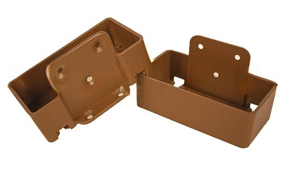 Крепление перил прямое из алюминия GardenParkett Орех купить в Тосно