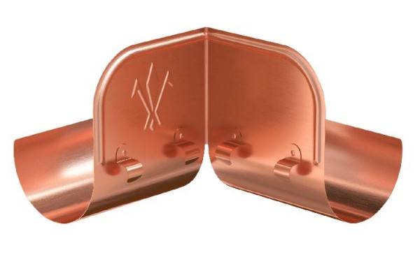 Водосток Aquasistem, система 150/100 - Ограничитель перелива угловой медный купить в Тосно