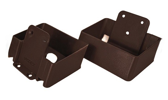 Крепления перил наклонное из алюминия GardenParkett Венге купить в Тосно